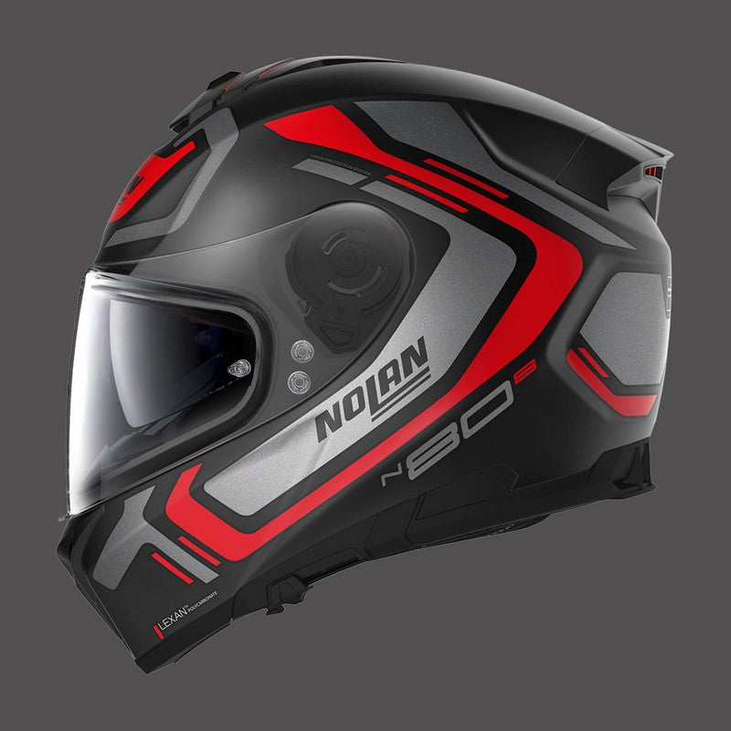 Nolan Full Face Helmet N80.8 Ally N-com Red Black Matt | N88000568039