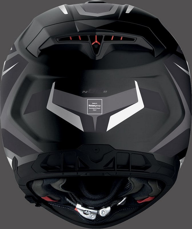 Nolan Full Face Helmet N80-8 RUMBLE N-COM, Black White | N88000578058