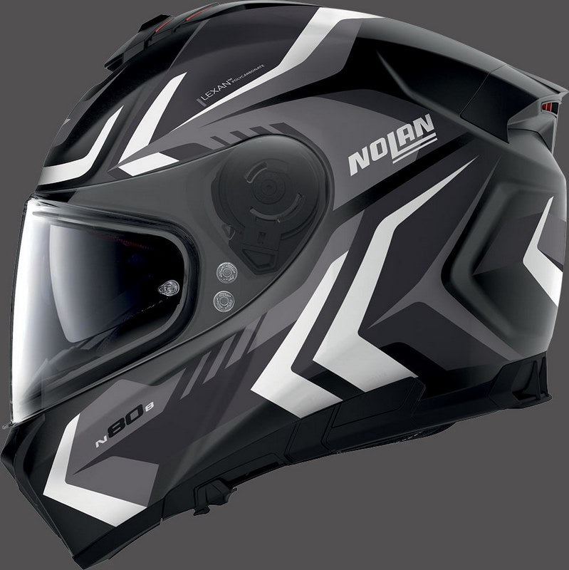 Nolan Full Face Helmet N80-8 RUMBLE N-COM, Black White | N88000578058