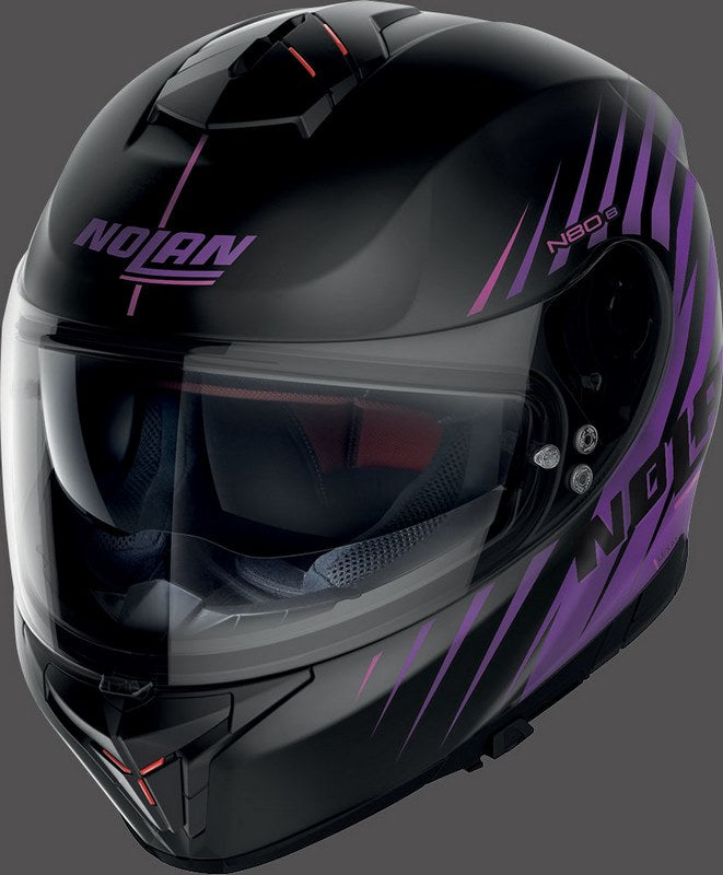 Nolan Full Face Helmet N80-8 KOSMOS N-COM, Black Purple | N88000584066