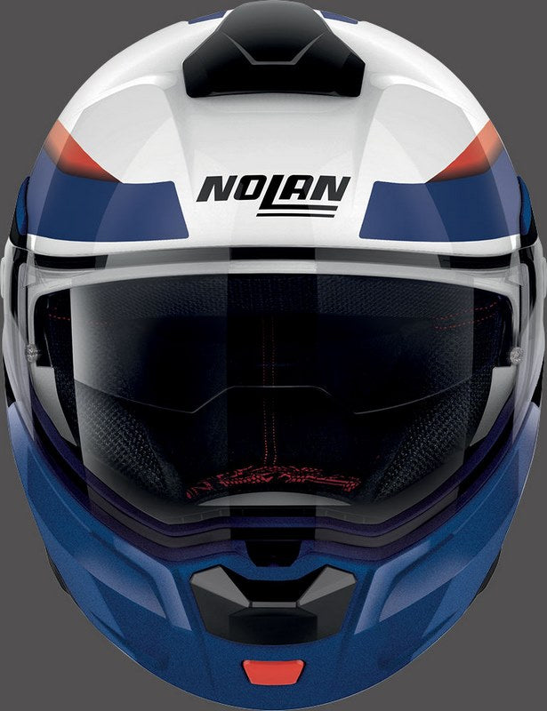 Nolan Flip-Up Helmet N90-3 REFLECTOR N-COM, METAL WHITE | N93000537038