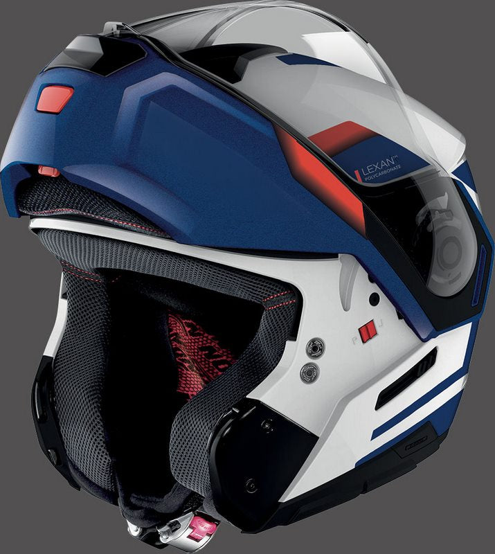 Nolan Flip-Up Helmet N90-3 REFLECTOR N-COM, METAL WHITE | N93000537038