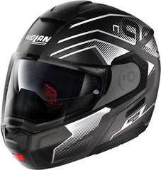Nolan Modular Helmet N90-3 06 COMEBACK N-CO, Black Matt White | N9Z000663043