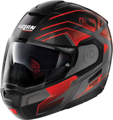 Nolan Modular Helmet N90-3 06 COMEBACK N-CO, Black Red | N9Z000663044