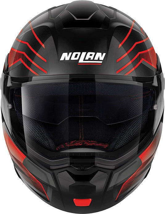Nolan Modular Helmet N90-3 06 COMEBACK N-CO, Black Red | N9Z000663044