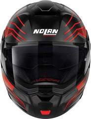 Nolan Modular Helmet N90-3 06 COMEBACK N-CO, Black Red | N9Z000663044