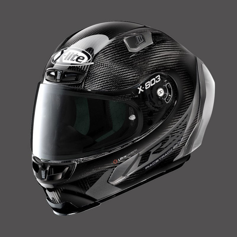 Nolan Full Face Helmet X-lite X-803 Rs Ultra Carbon Helmet Hot Lap Black | U8R000482015