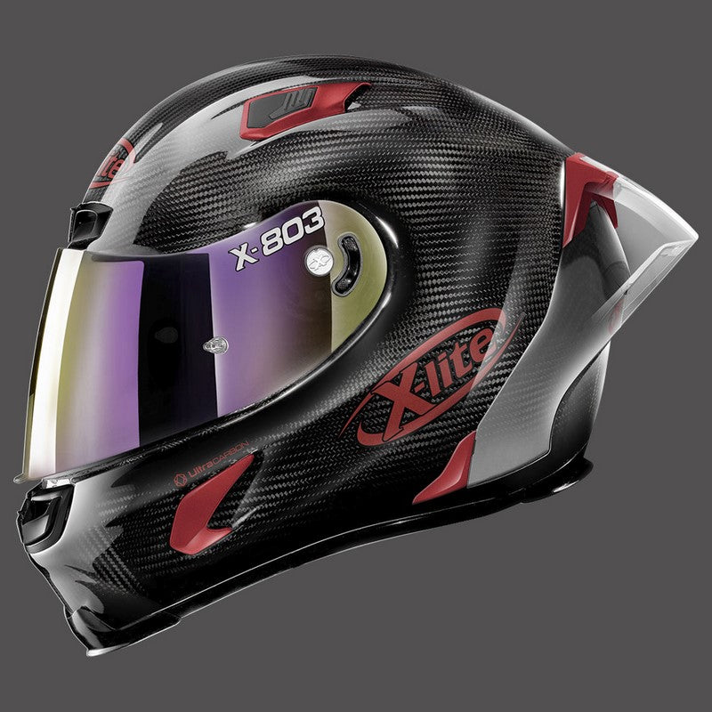 Nolan Full Face Helmet X-lite X-803 Rs Ultra Carbon Iridium Edition | U8R000581063