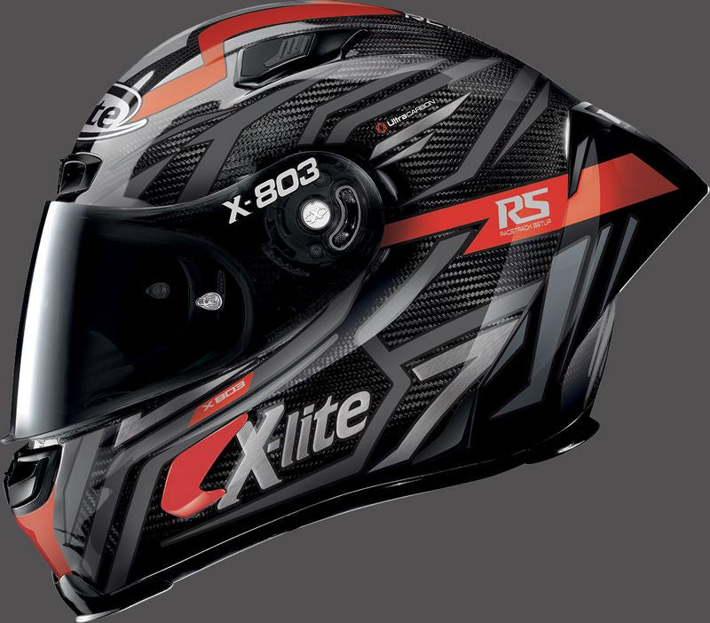 X-LITE Full Face Helmet X-803 RS DECEPTION, Ultra Carbon Deception Red | U8R000596076