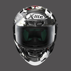 Nolan Full Face Helmet X-lite X-803 Rs Ultra Carbon Replica Checa White | U8R000606060