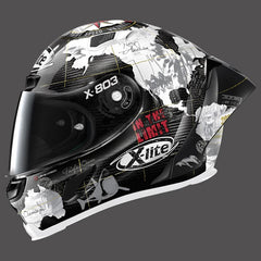 Nolan Full Face Helmet X-lite X-803 Rs Ultra Carbon Replica Checa White | U8R000606060