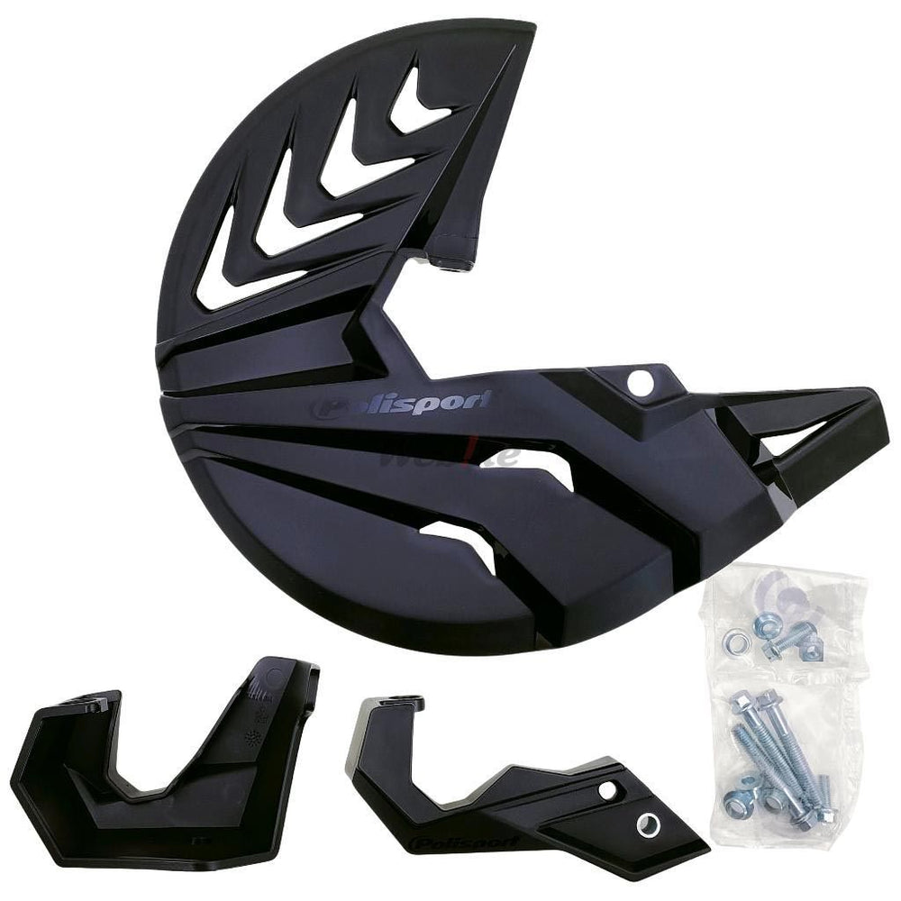 DISC & BOTTOM FORK PROTECTOR, BLACK/BLACK