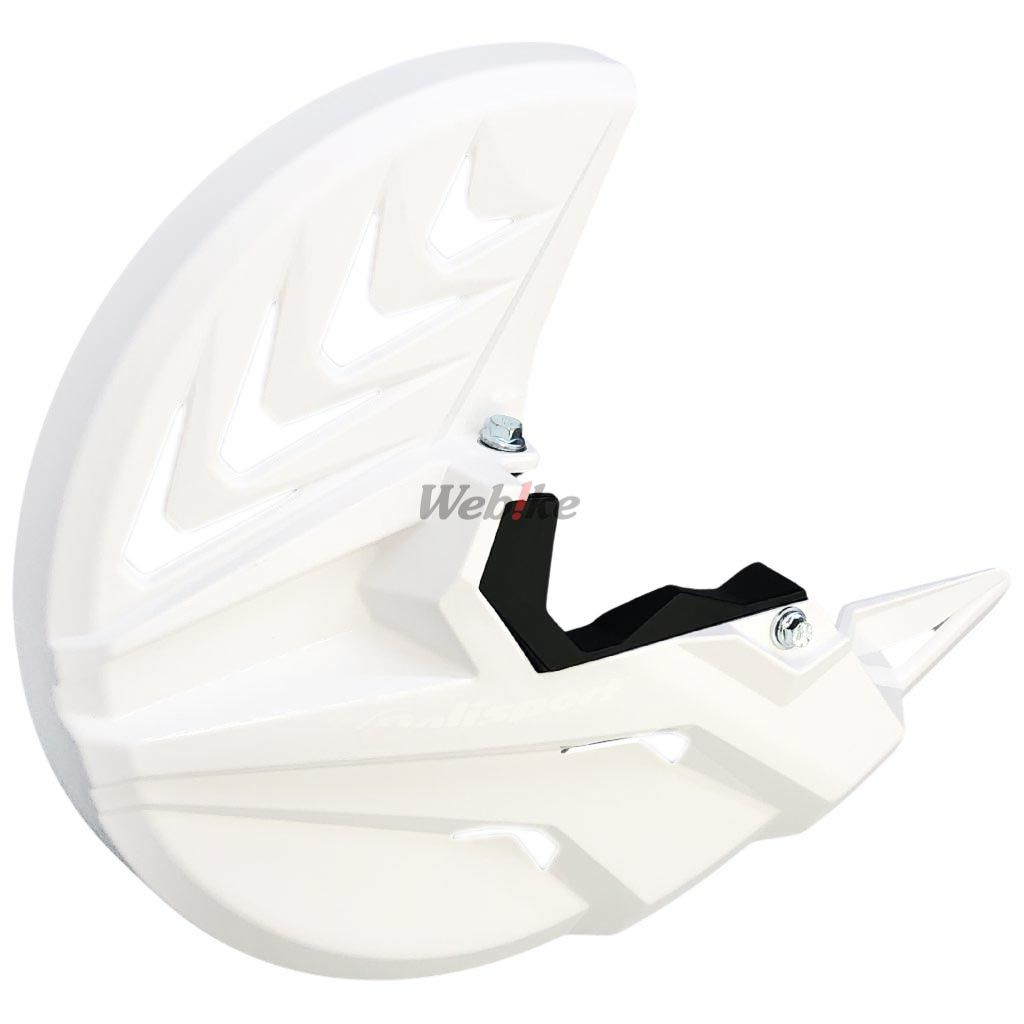 POLISPORT DISC&FORK PROT KXF Black/White | 8157500001