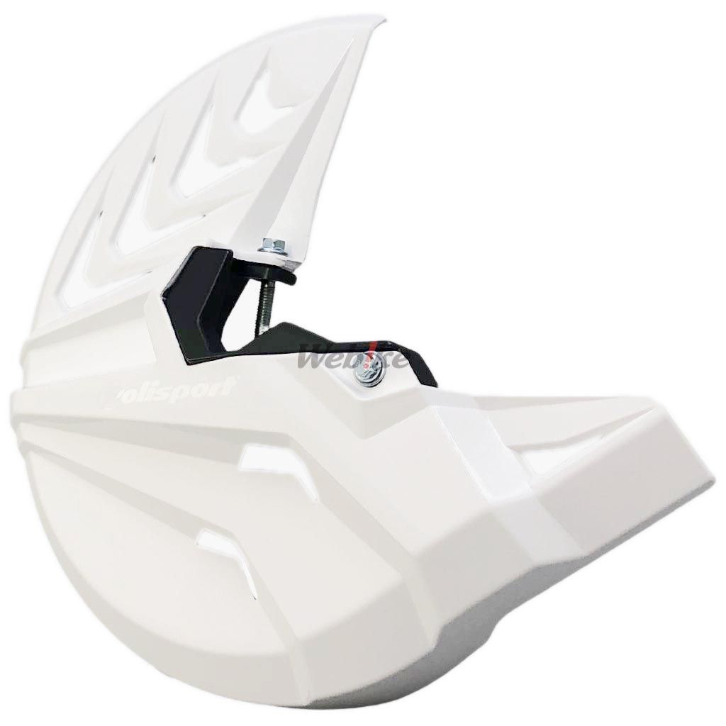 POLISPORT DISC&FORK PROT KXF Black/White | 8157500001