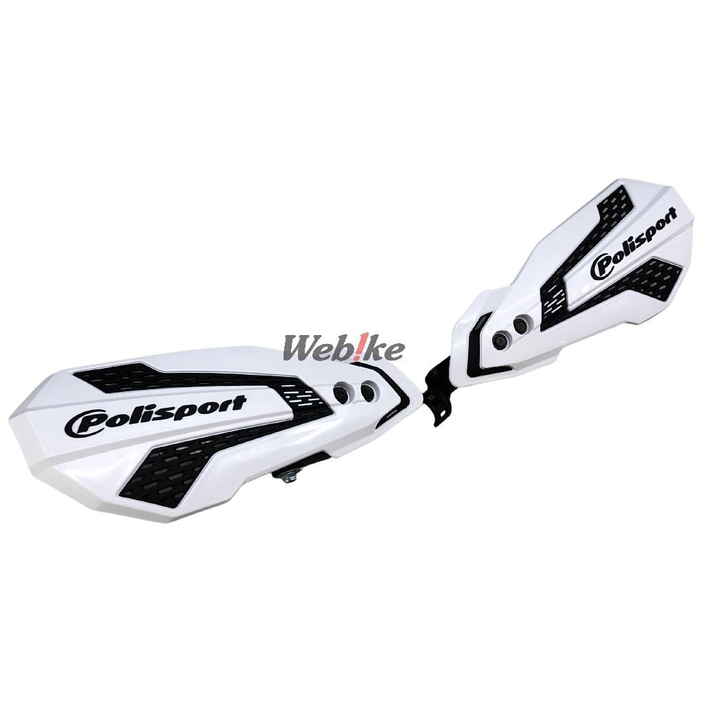 POLISPORT HANDGUARDS MX FLOW White/Black | 8308200002