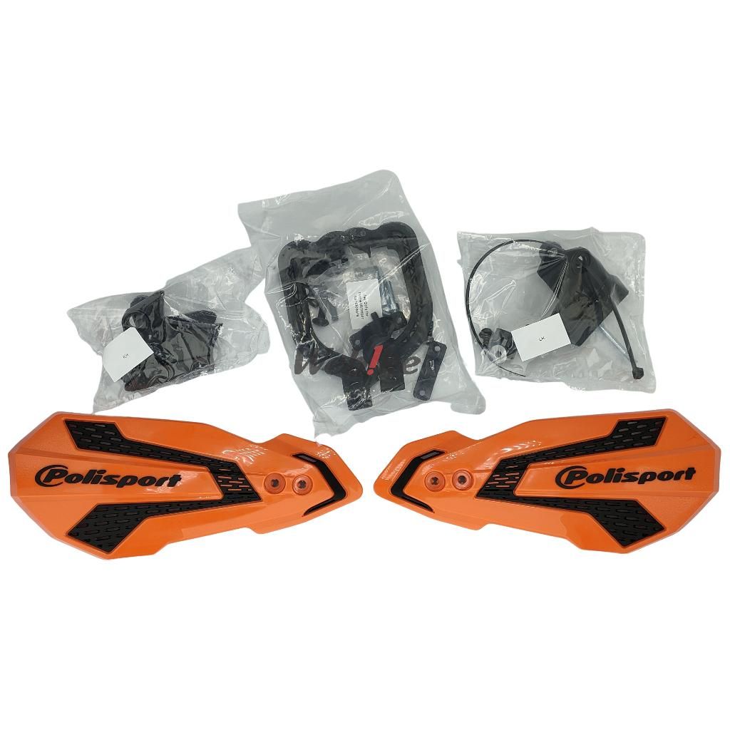 POLISPORT HANDGUARDS MX FLOW Orange/Black | 8308200005