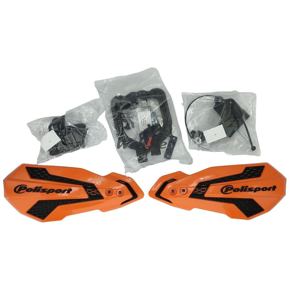 POLISPORT HANDGUARDS MX FLOW Orange/Black | 8308200005
