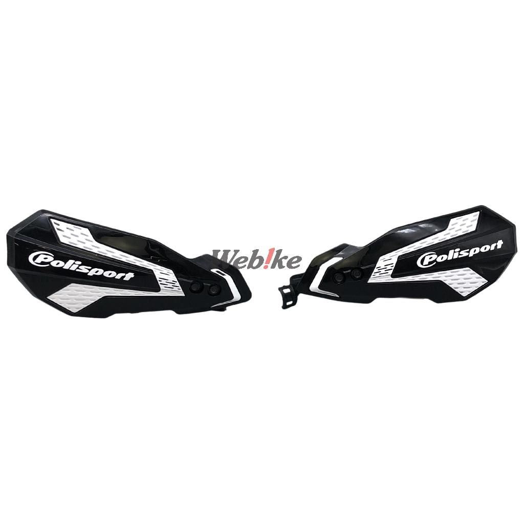 POLISPORT HANDGUARDS MX FLOW Black/White | 8308200006