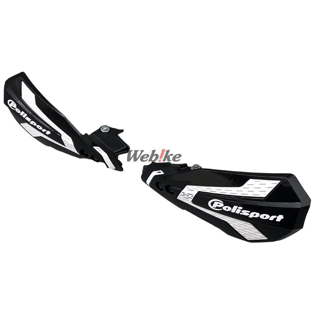 POLISPORT HANDGUARDS MX FLOW Black/White | 8308200006