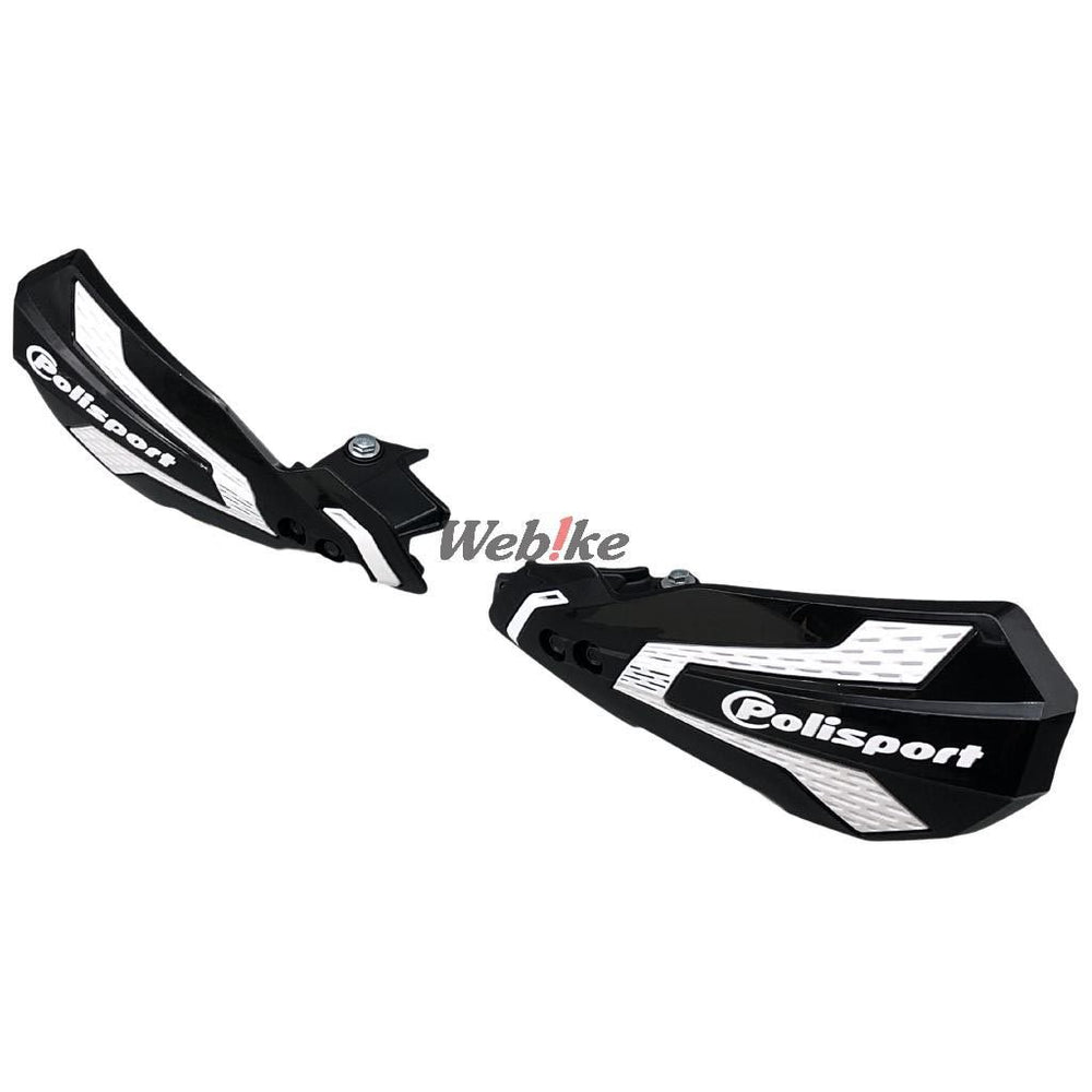 POLISPORT HANDGUARDS MX FLOW Black/White | 8308200006