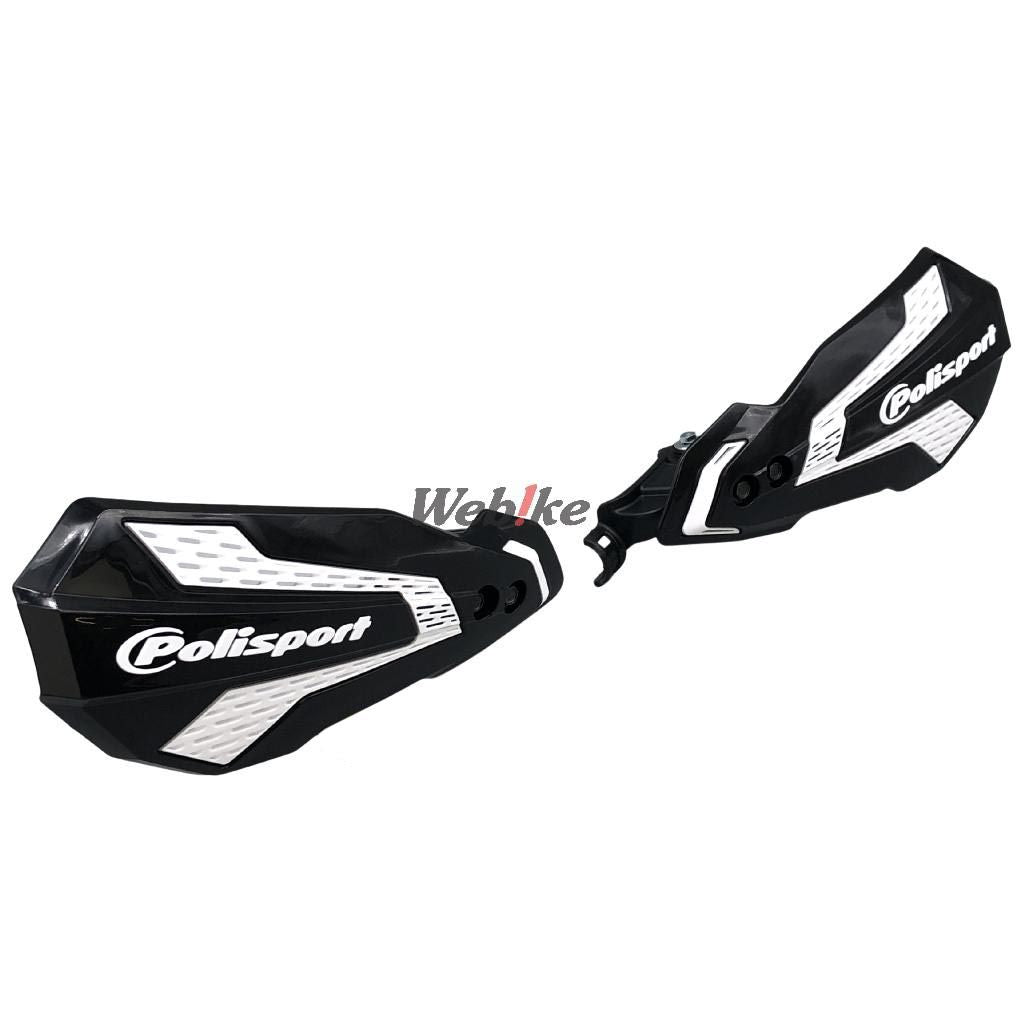 POLISPORT HANDGUARDS MX FLOW Black/White | 8308200006