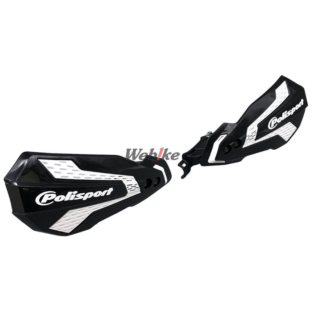 POLISPORT HANDGUARDS MX FLOW Black/White | 8308200006