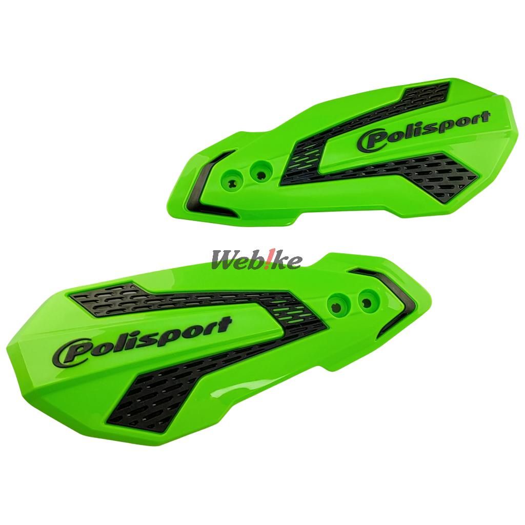 POLISPORT HANDGUARDS MX FLOW Green/Black | 8308200011