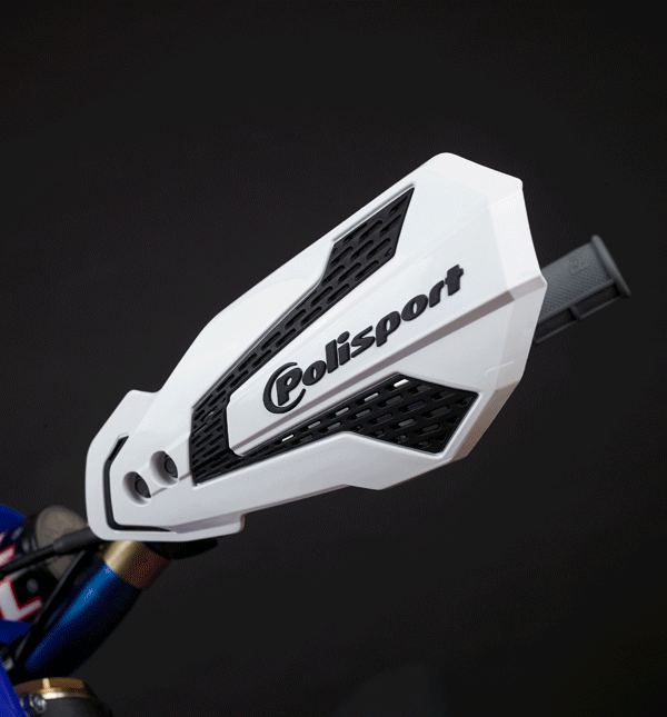 POLISPORT HANDGUARDS MX FLOW White/Black | 8308200014