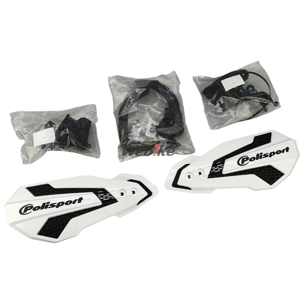 POLISPORT HANDGUARDS MX FLOW White/Black | 8308200014