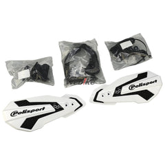 POLISPORT HANDGUARDS MX FLOW White/Black | 8308200014