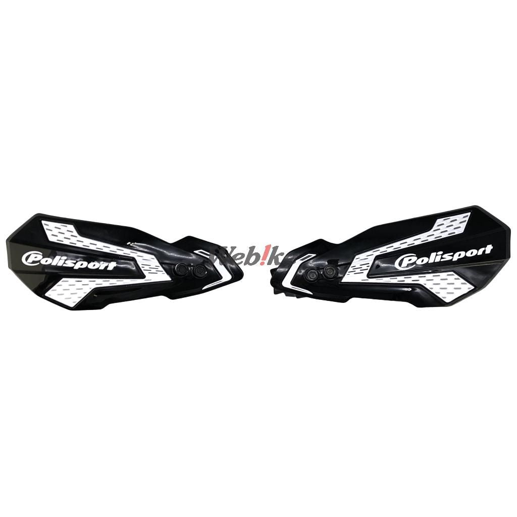 POLISPORT HANDGUARDS MX FLOW Black/White | 8308200019