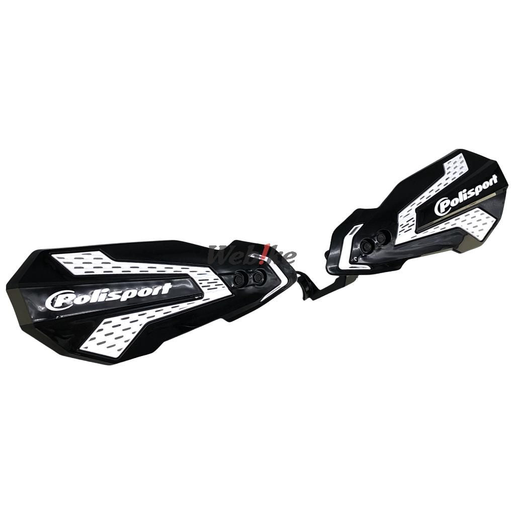 POLISPORT HANDGUARDS MX FLOW Black/White | 8308200019