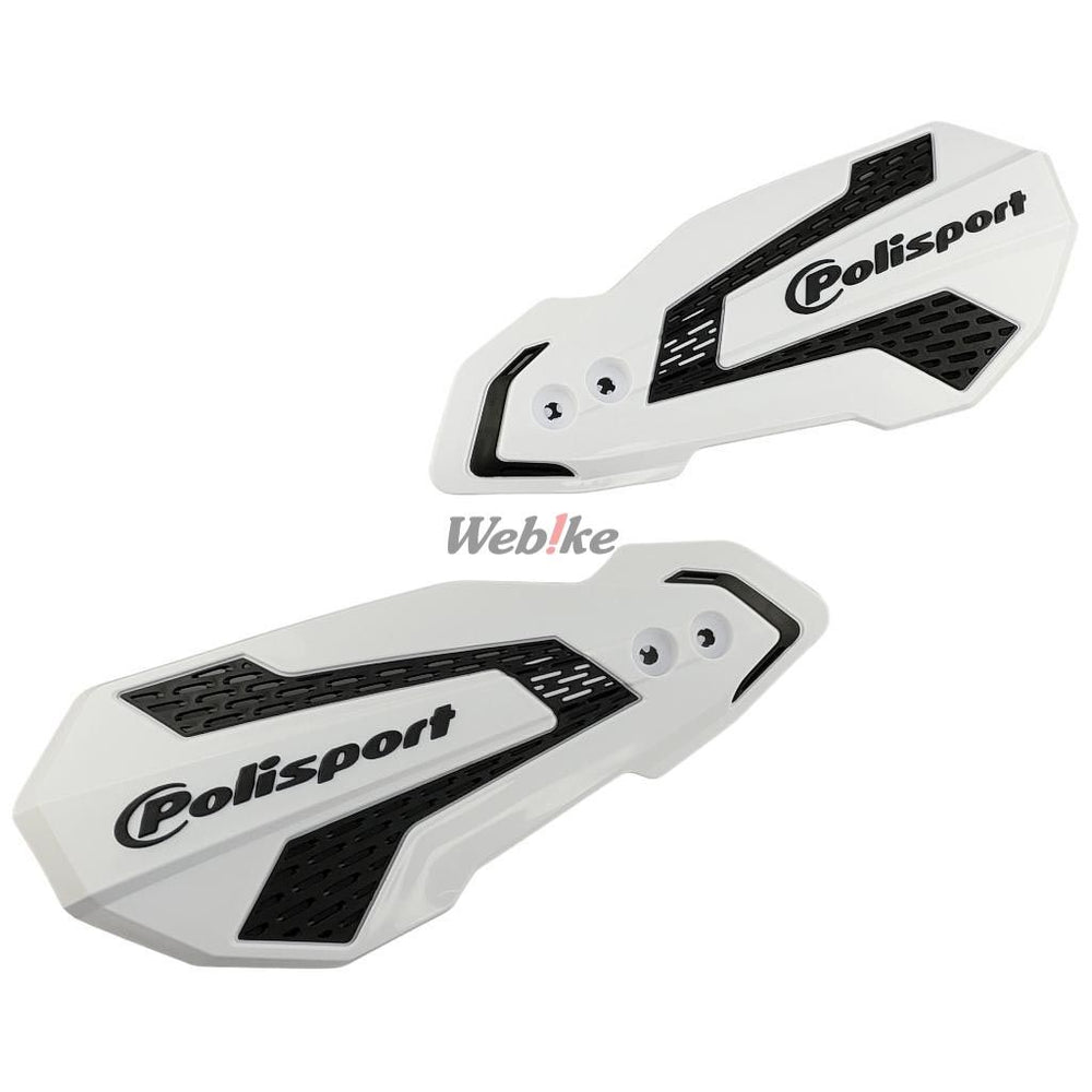 POLISPORT HANDGUARDS MX FLOW White/Black | 8308200020