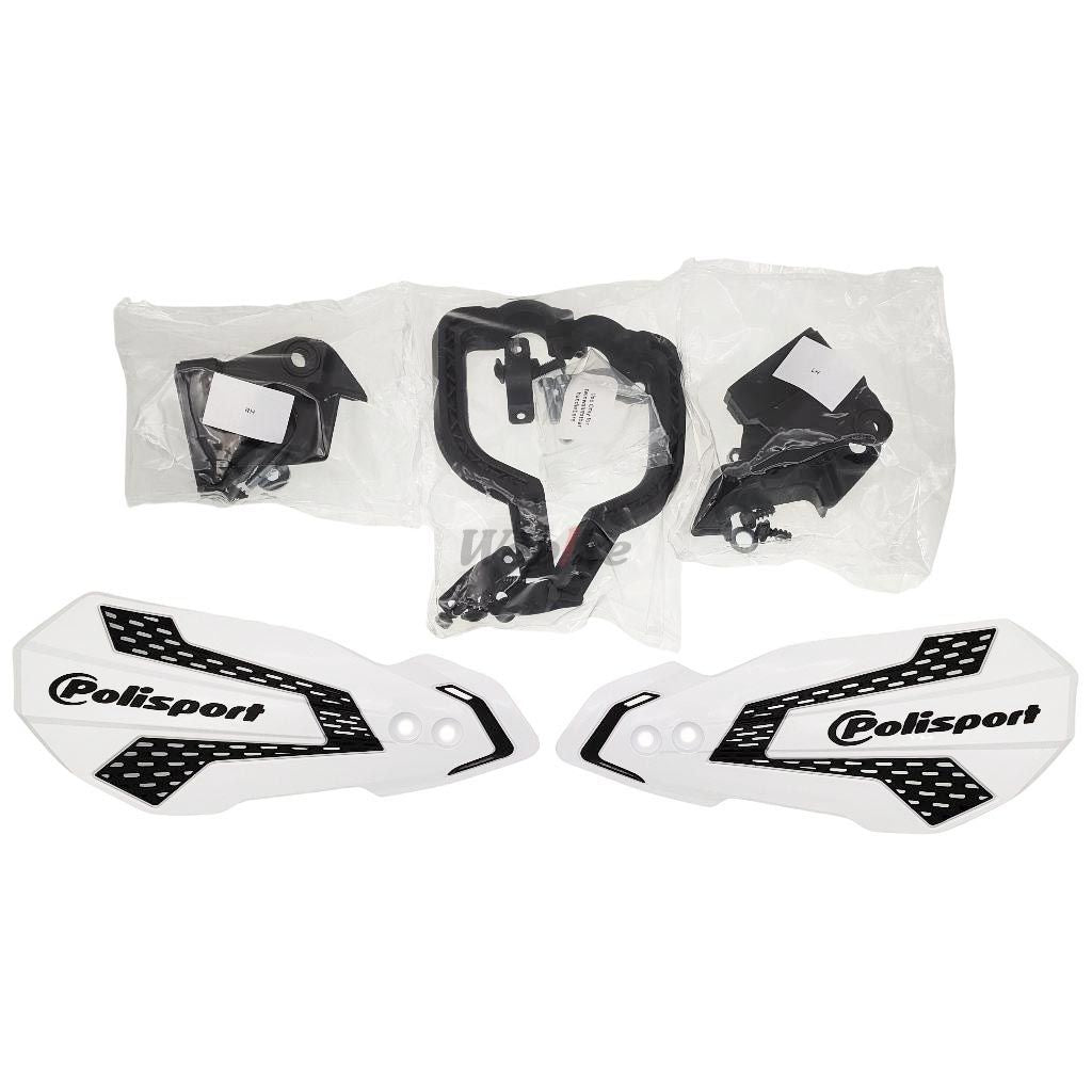 POLISPORT HANDGUARDS MX FLOW White/Black | 8308200039
