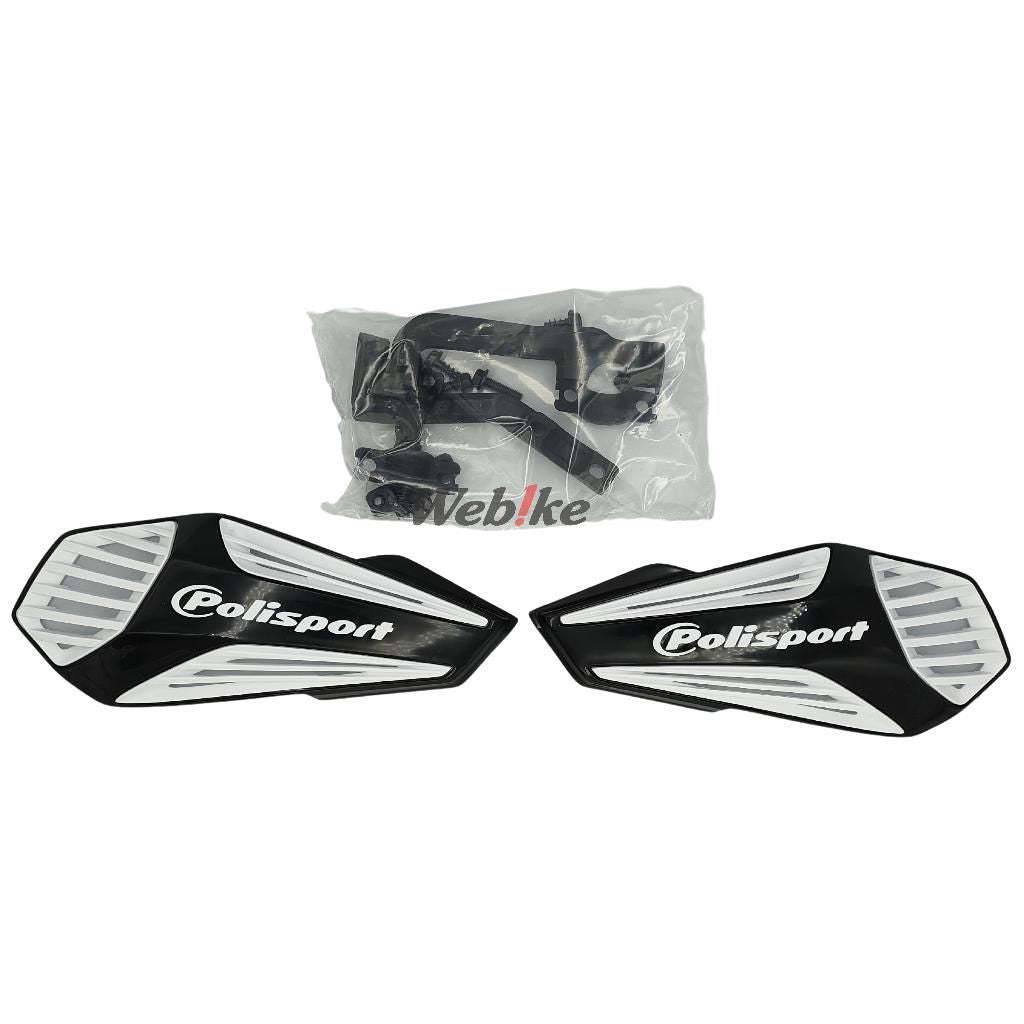 POLISPORT HANDGUARDS MX AIR Black/White | 8308400001