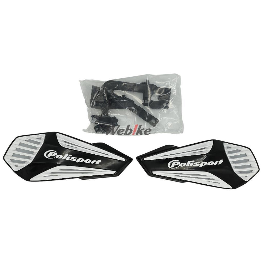 POLISPORT HANDGUARDS MX AIR Black/White | 8308400001