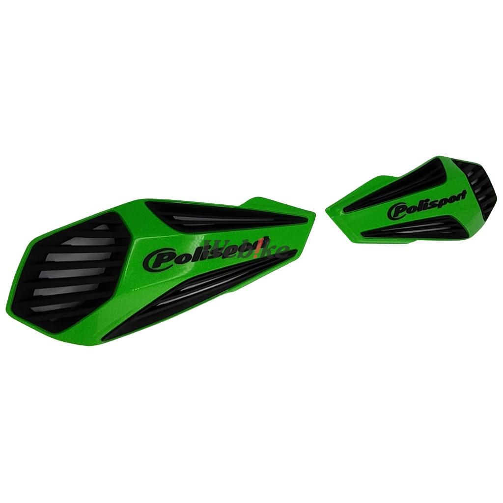 POLISPORT HANDGUARDS MX AIR Black/Green | 8308400008