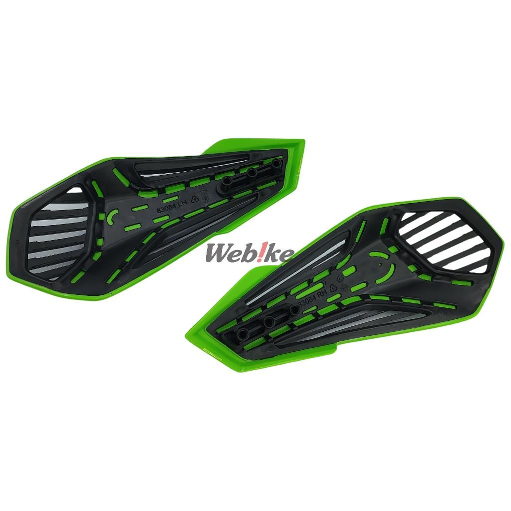 POLISPORT HANDGUARDS MX AIR Black/Green | 8308400008