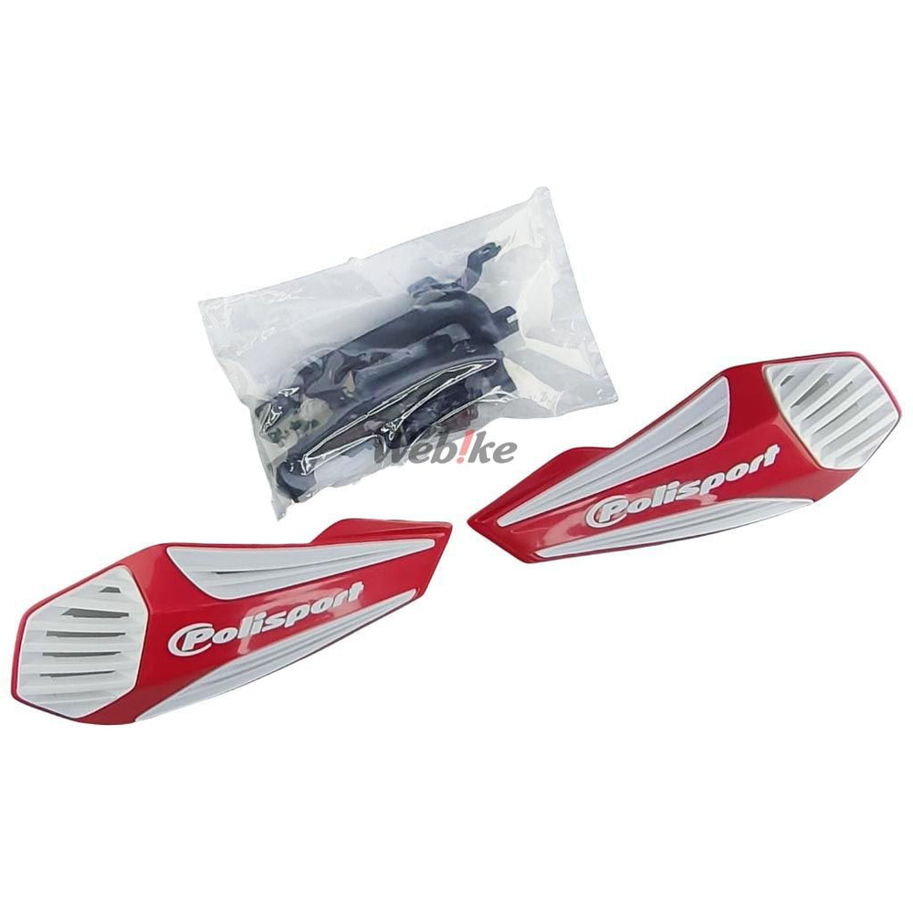 POLISPORT HANDGUARDS MX AIR Red/White | 8308400010