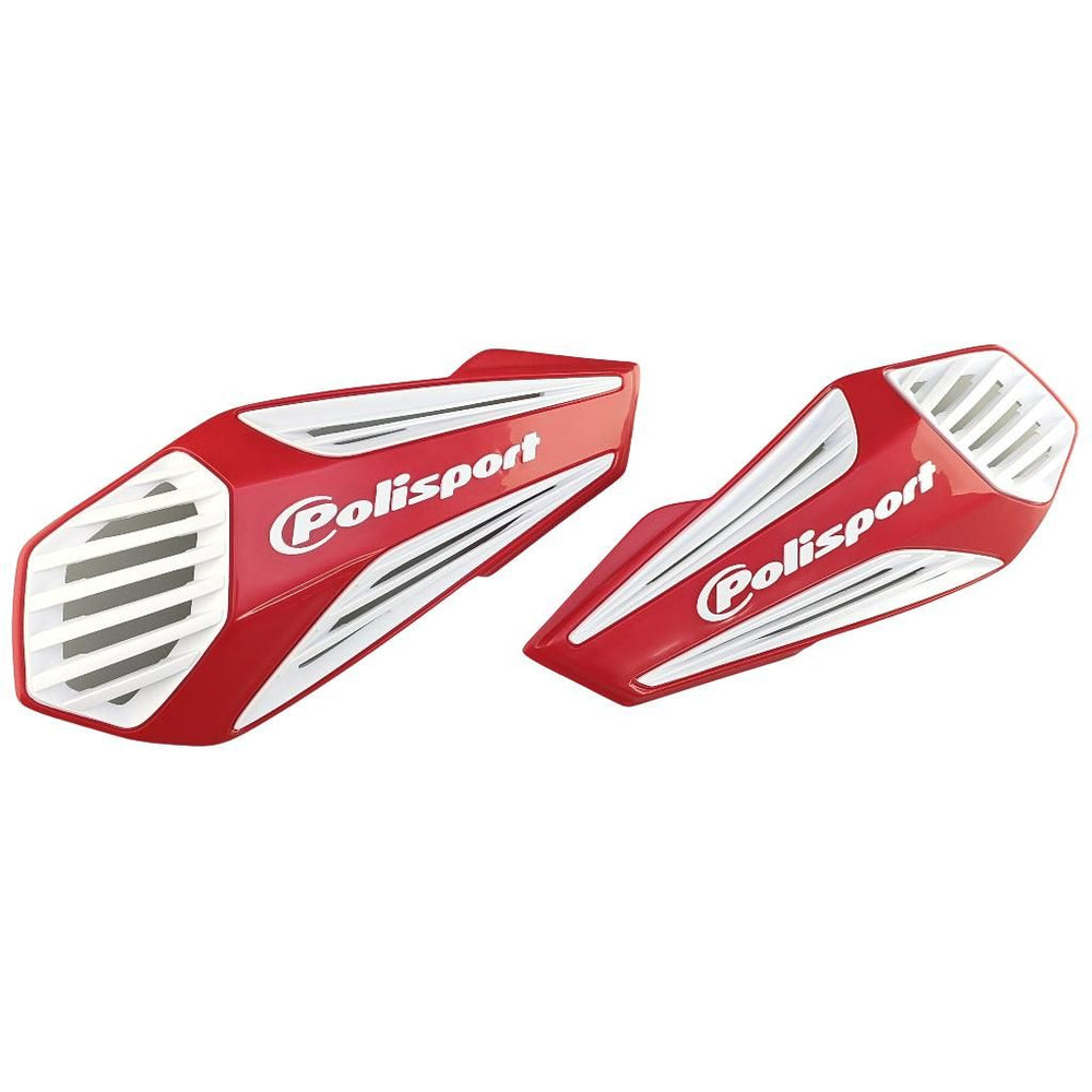 POLISPORT HANDGUARDS MX AIR Red/White | 8308400010