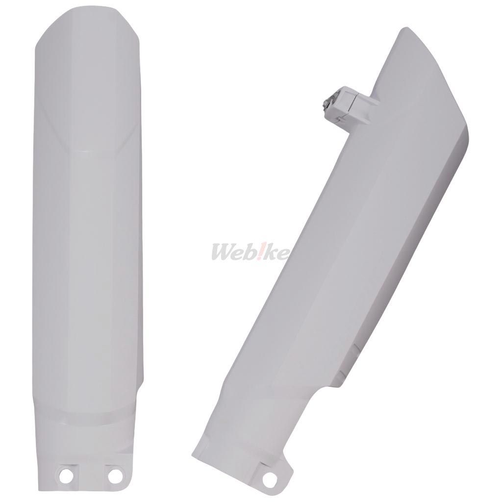 FULL WRAP FORK GUARDS, WHITE