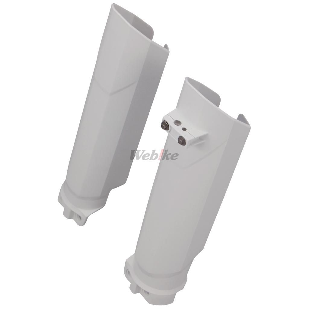 FULL WRAP FORK GUARDS, WHITE
