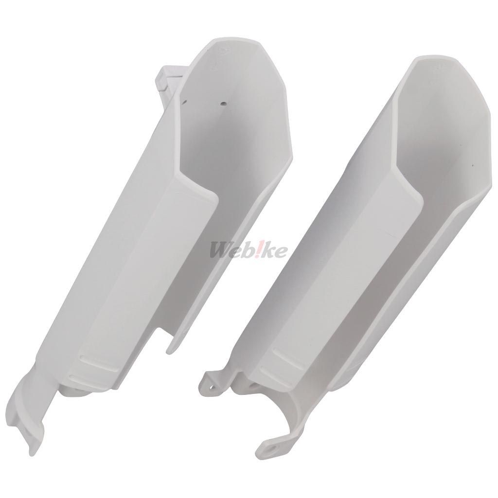 FULL WRAP FORK GUARDS, WHITE