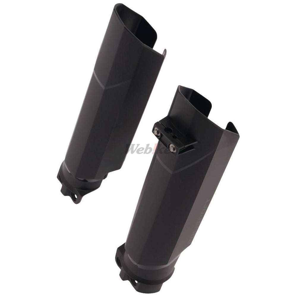 FULL WRAP FORK GUARDS, BLACK