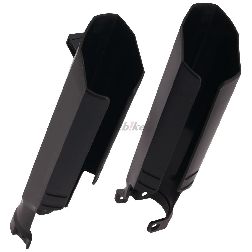 FULL WRAP FORK GUARDS, BLACK
