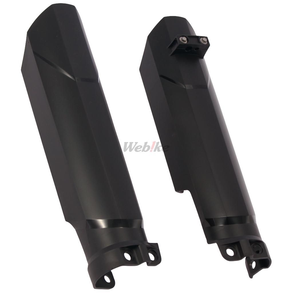 FULL WRAP FORK GUARDS, BLACK