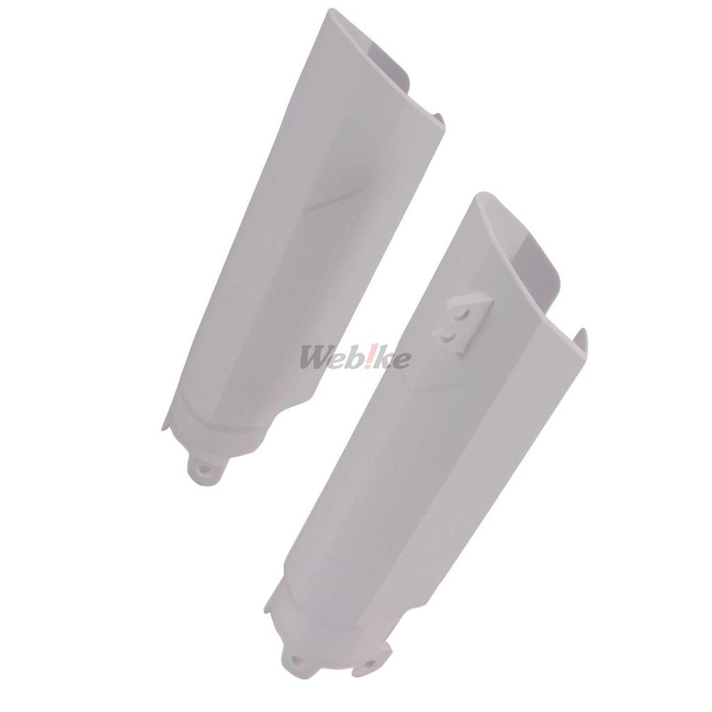 FULL WRAP FORK GUARDS, WHITE