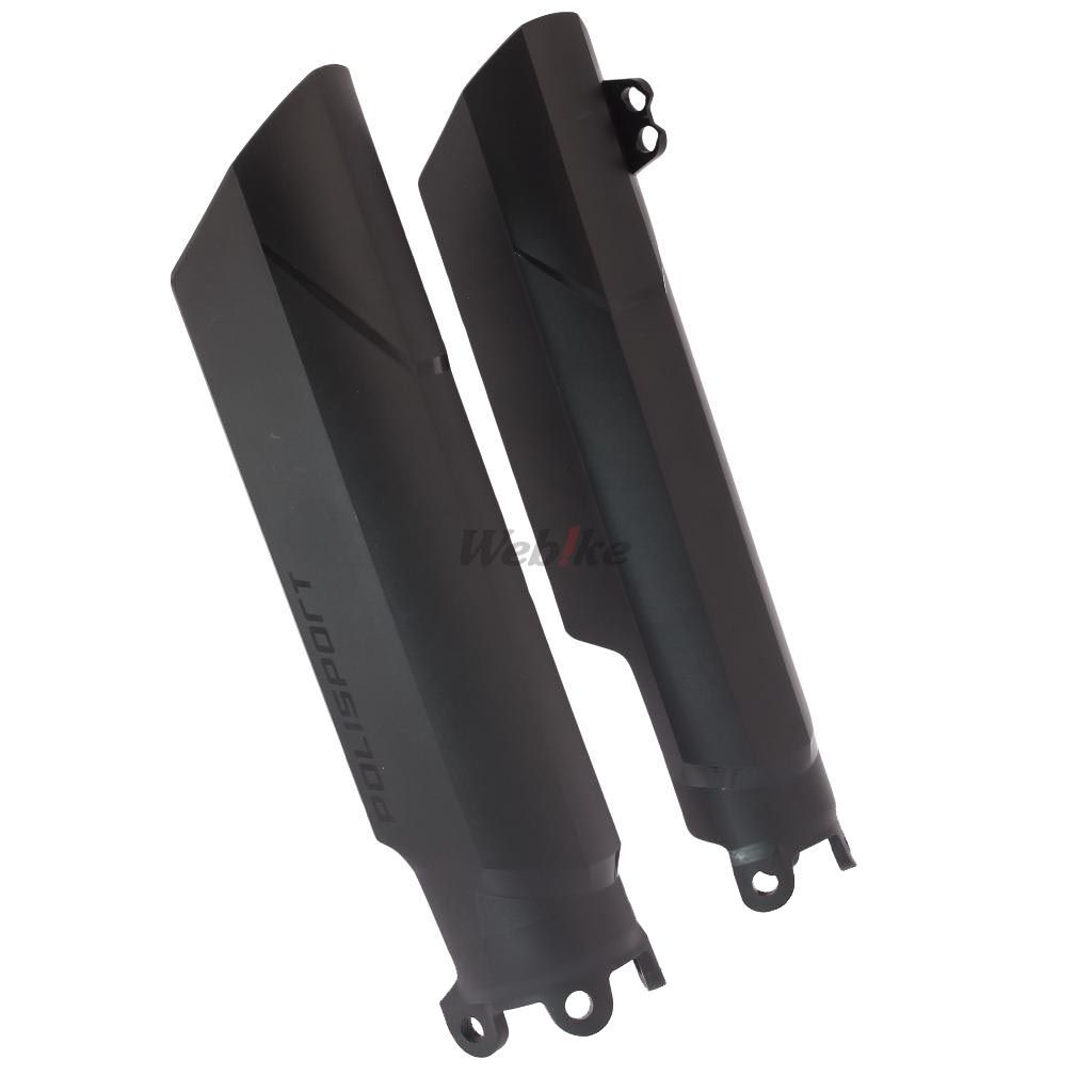 FULL WRAP FORK GUARDS, BLACK