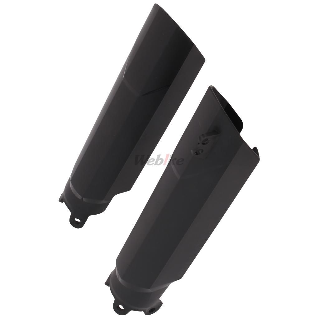 FULL WRAP FORK GUARDS, BLACK