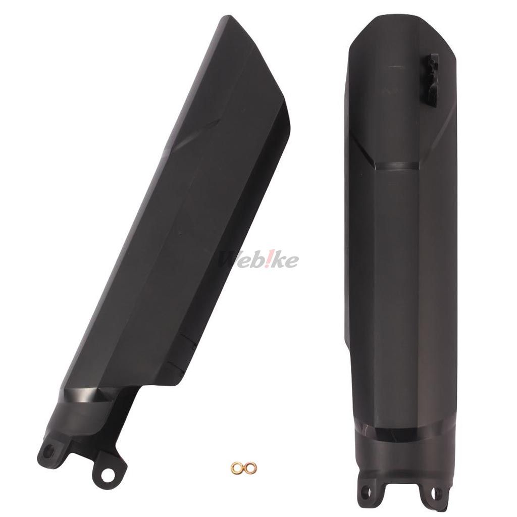 FULL WRAP FORK GUARDS, BLACK